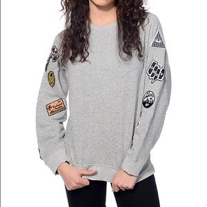 Obey Patch Sweatshirt Sz M